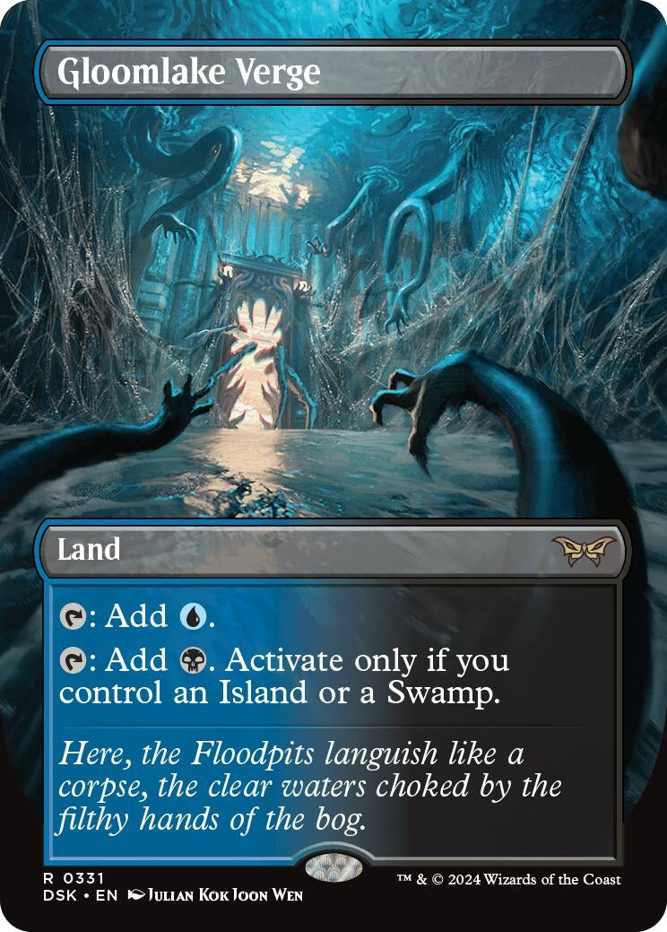Gloomlake Verge (Borderless) (331) [DSK] - MTG Single