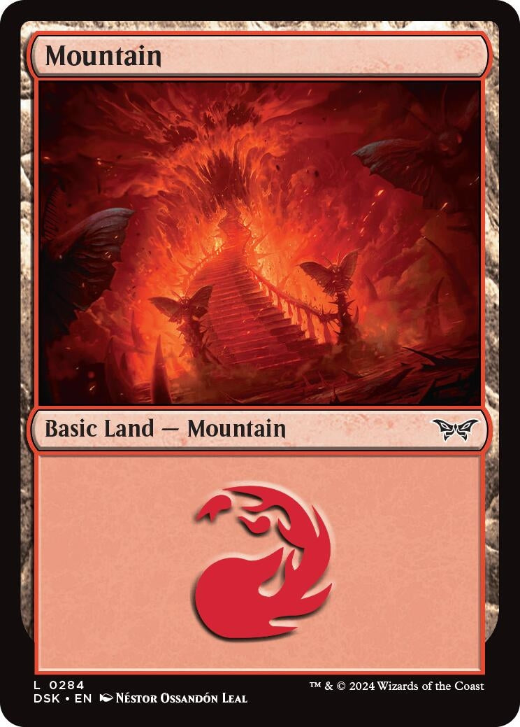 Mountain (0284) (284) [DSK] - MTG Single