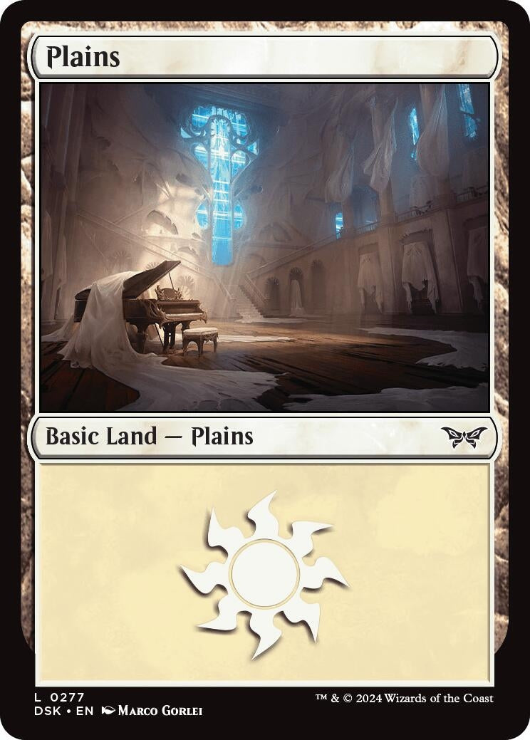 Plains (0277) (277) [DSK] - MTG Single