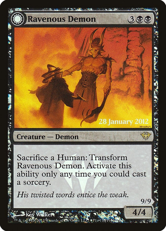 Ravenous Demon (71) [PRE] - MTG Single