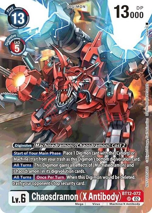 Chaosdramon (X Antibody) (Event Pack 7) (12072) [BT12] - Digimon Card Game Single