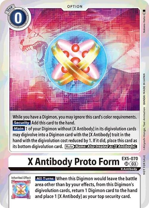 X Antibody Proto Form (Event Pack 7) (5070) [EX05] - Digimon Card Game Single