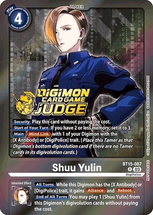 Shuu Yulin (Judge pack 6) (15087) [BT15] - Digimon Card Game Single