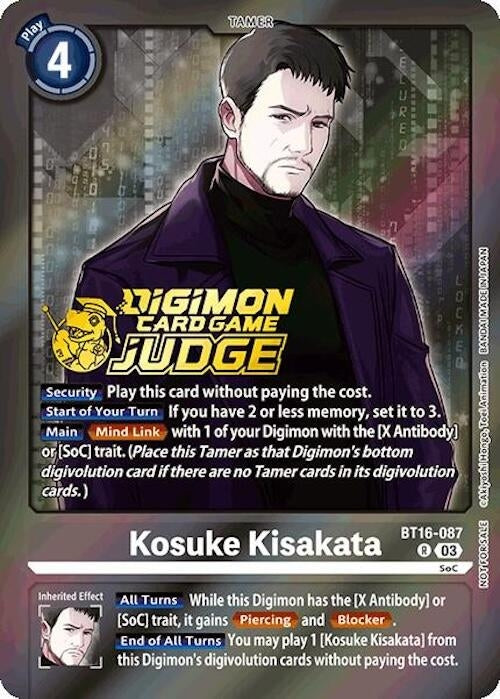 Kosuke Kisakata (Judge pack 6) (16087) [BT16] - Digimon Card Game Single