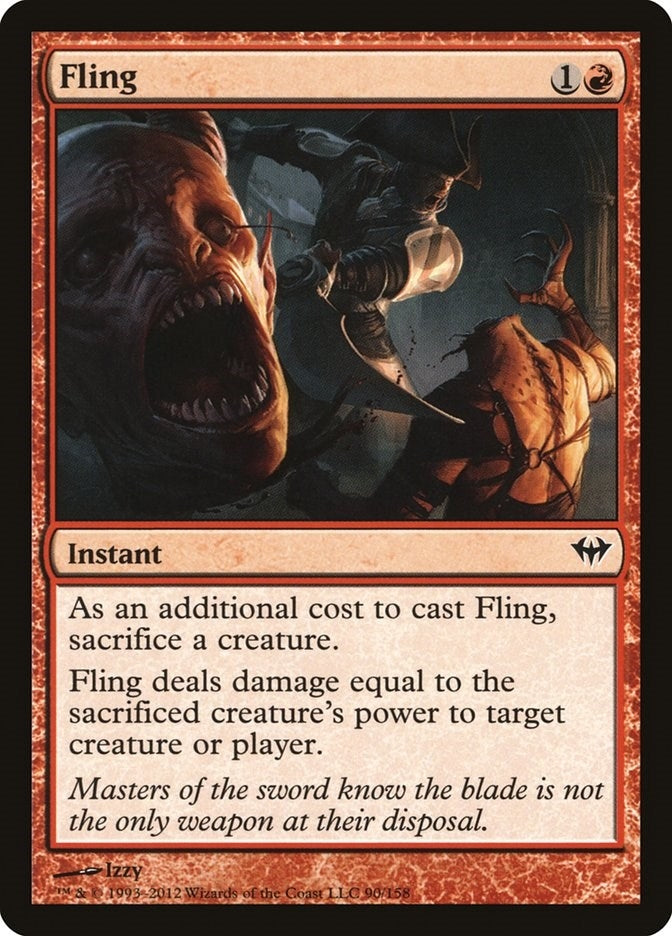 Fling (90) [DKA] - MTG Single