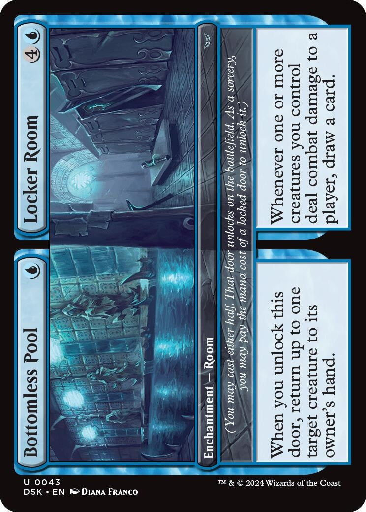 Bottomless Pool // Locker Room (43) [DSK] - MTG Single