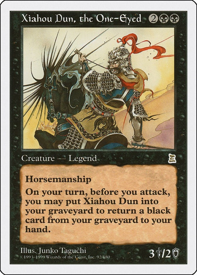 Xiahou Dun the One-Eyed (92) [PTK] - MTG Single