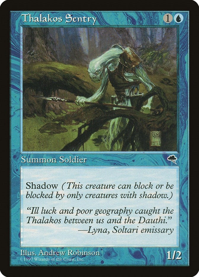 Thalakos Sentry (95) [TMP] - MTG Single
