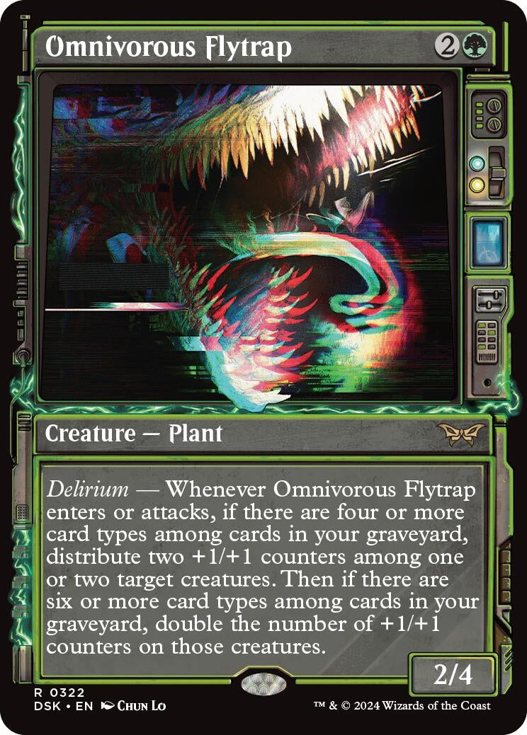 Omnivorous Flytrap (Showcase) (322) [DSK] - MTG Single