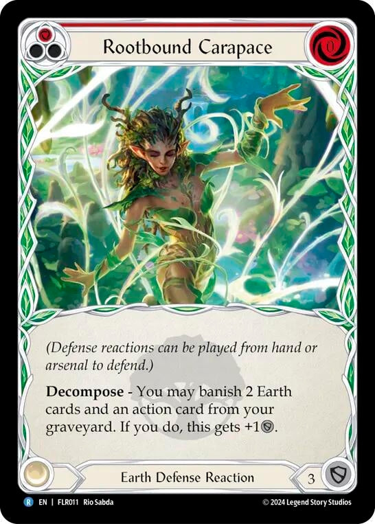 Rootbound Carapace (Red) (11) [FLR] - Flesh and Blood TCG Single