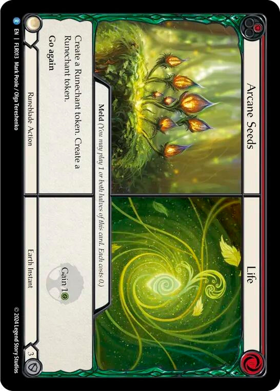 Arcane Seeds <> Life (13) [FLR] - Flesh and Blood TCG Single