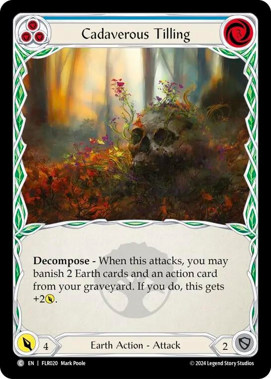 Cadaverous Tilling (Blue) (20) [FLR] - Flesh and Blood TCG Single