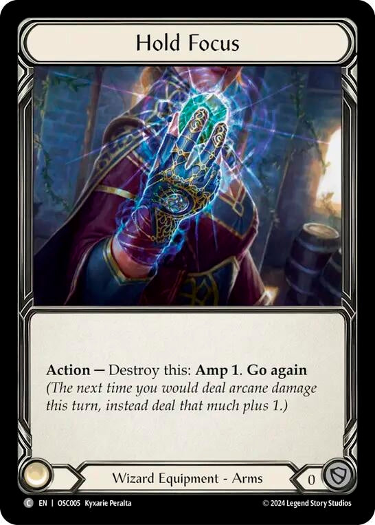 Hold Focus (5) [OSC] - Flesh and Blood TCG Single