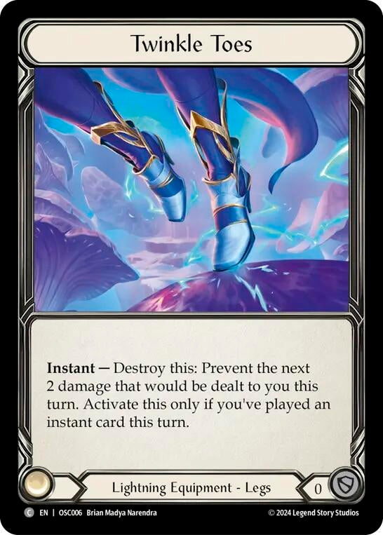Twinkle Toes (6) [OSC] - Flesh and Blood TCG Single