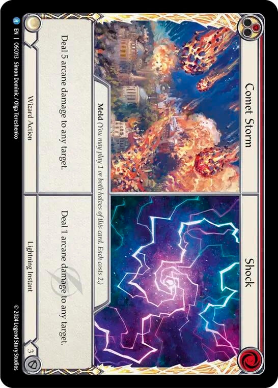 Comet Storm // Shock (13) [OSC] - Flesh and Blood TCG Single