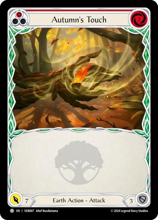 Autumn’s Touch (Red) (7) [VER] - Flesh and Blood TCG Single