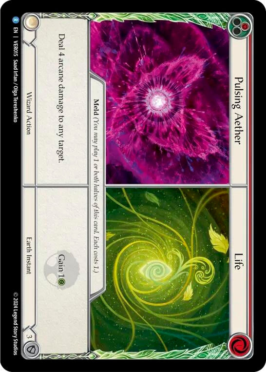 Pulsing Aether / Life (15) [VER] - Flesh and Blood TCG Single