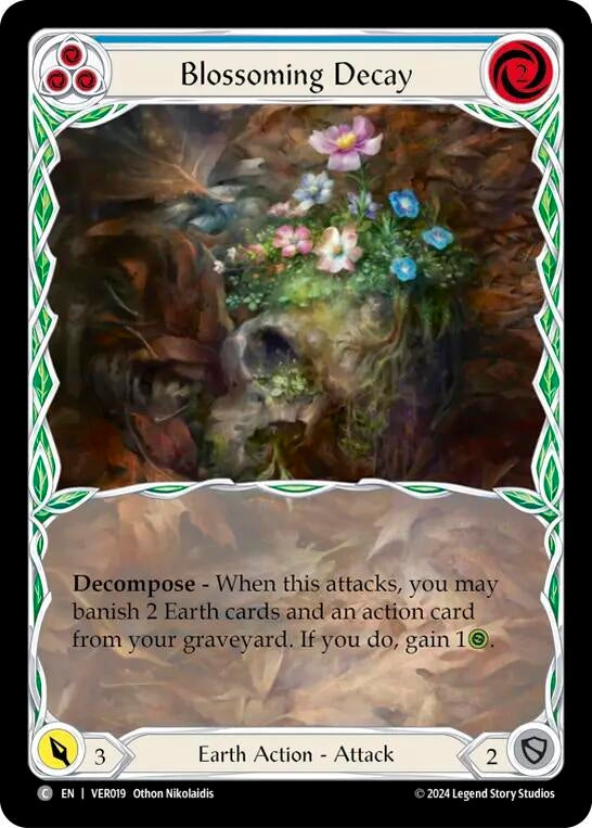 Blossoming Decay (Blue) (19) [VER] - Flesh and Blood TCG Single