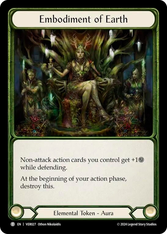 Embodiment of Earth (0) [VER] - Flesh and Blood TCG Single