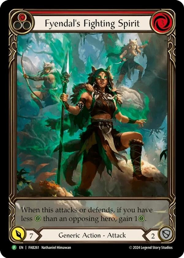 Fyendal’s Fighting Spirit (Red) - FAB261 (261) [PR] - Flesh and Blood TCG Single