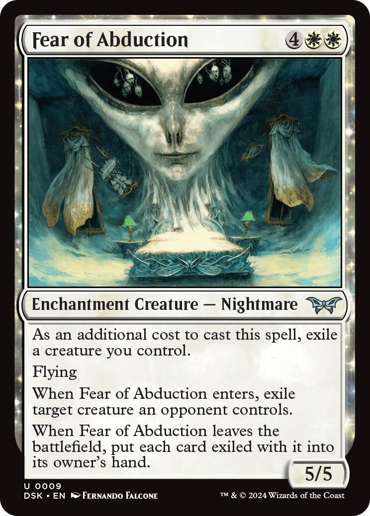 Fear of Abduction (9) [DSK] - MTG Single