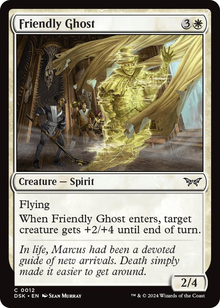Friendly Ghost (12) [DSK] - MTG Single
