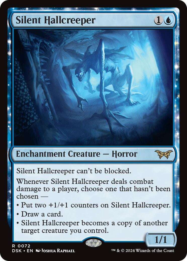 Silent Hallcreeper (72) [DSK] - MTG Single