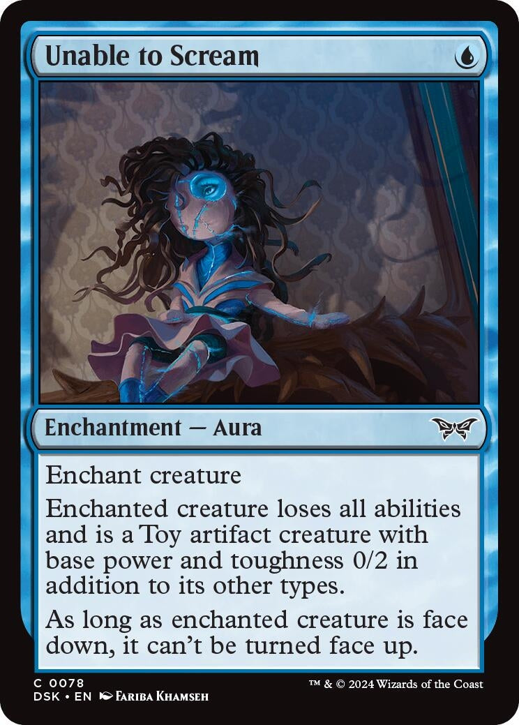 Unable to Scream (78) [DSK] - MTG Single