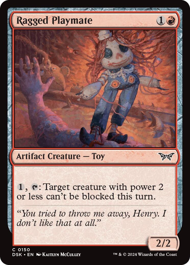 Ragged Playmate (150) [DSK] - MTG Single