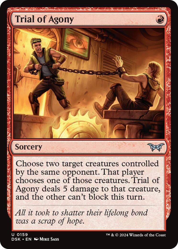 Trial of Agony (159) [DSK] - MTG Single