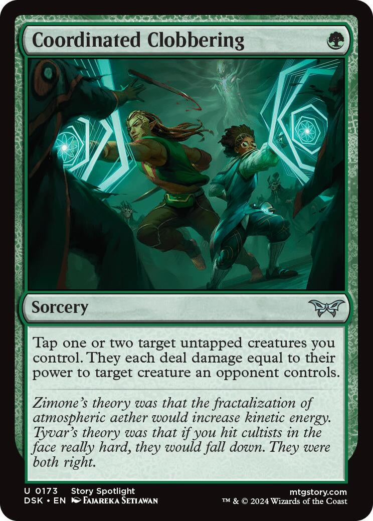 Coordinated Clobbering (173) [DSK] - MTG Single
