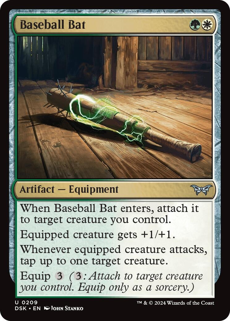 Baseball Bat (209) [DSK] - MTG Single