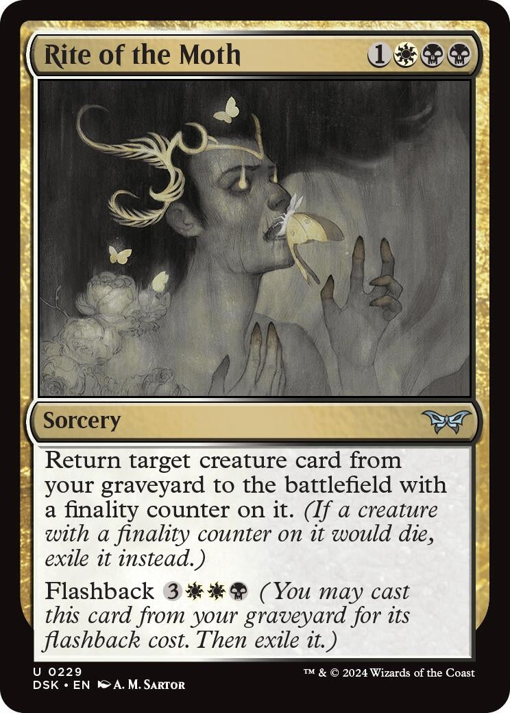 Rite of the Moth (229) [DSK] - MTG Single