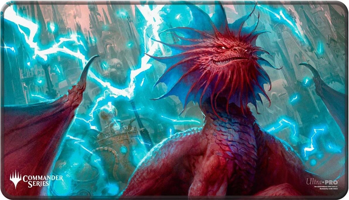 Commander Series Black-Stitched Playmat for Magic: The Gathering - Niv-Mizzet (Fan Vote) - Playmats Sealed