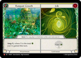 Rampant Growth // Life (17) [ROS] - Flesh and Blood TCG Single