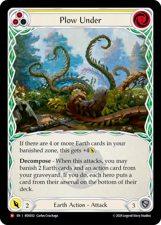 Plow Under (32) [ROS] - Flesh and Blood TCG Single