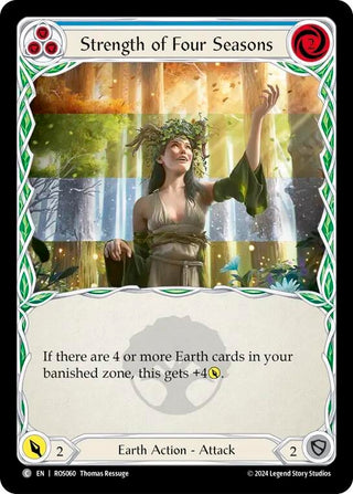 Strength of Four Seasons (Blue) (60) [ROS] - Flesh and Blood TCG Single