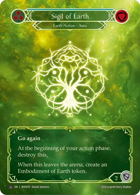 Sigil of Earth (Marvel) (70) [ROS] - Flesh and Blood TCG Single