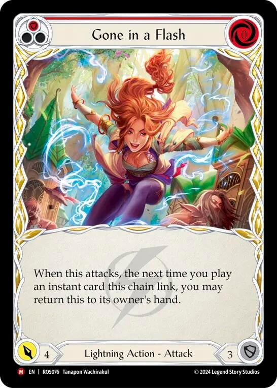 Gone in a Flash (76) [ROS] - Flesh and Blood TCG Single
