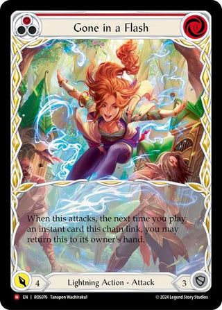 Gone in a Flash (Extended Art) (76) [ROS] - Flesh and Blood TCG Single