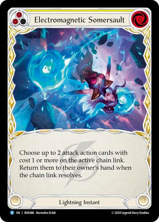 Electromagnetic Somersault (Yellow) (86) [ROS] - Flesh and Blood TCG Single