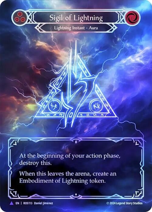 Sigil of Lightning (Marvel) (113) [ROS] - Flesh and Blood TCG Single