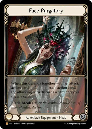 Face Purgatory (Extended Art) (114) [ROS] - Flesh and Blood TCG Single