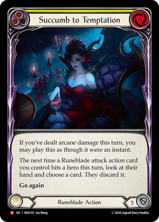 Succumb to Temptation (119) [ROS] - Flesh and Blood TCG Single