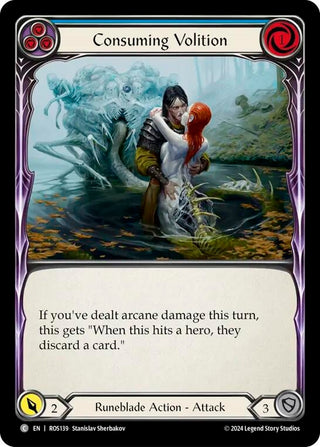 Consuming Volition (Blue) (139) [ROS] - Flesh and Blood TCG Single