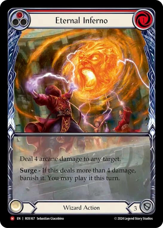 Eternal Inferno (Extended Art) (167) [ROS] - Flesh and Blood TCG Single