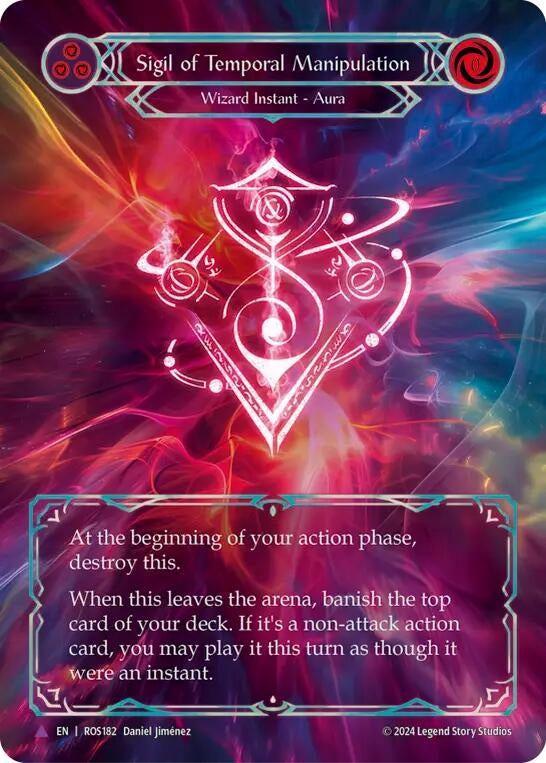 Sigil of Temporal Manipulation (Marvel) (182) [ROS] - Flesh and Blood TCG Single
