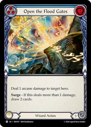 Open the Flood Gates (Blue) (197) [ROS] - Flesh and Blood TCG Single