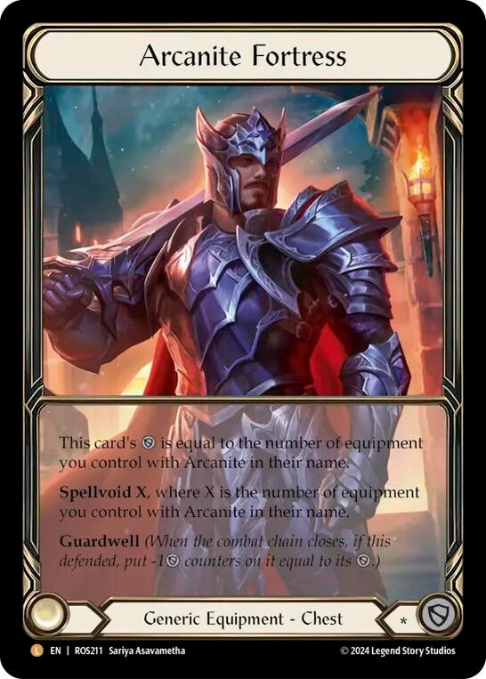 Arcanite Fortress (Extended Art) (211) [ROS] - Flesh and Blood TCG Single