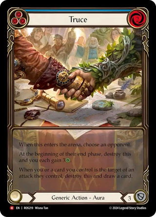Truce (Extended Art) (219) [ROS] - Flesh and Blood TCG Single